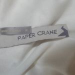 Paper Crane Cropped Floral Lace Tank Top White M Photo 3