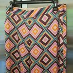 Trina Turk 💕💕 Bay Pant ~ Brookhaven Blocks Satin Georgette Medium NWOT Photo 10