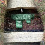 Ralph Lauren Vintage Lauren  Lambswool Olive Green Fair isle Cardigan Sweater MED Photo 1