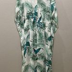 Kona Sol  Green Palm Print Swim Cover Up Dress Size M Photo 1