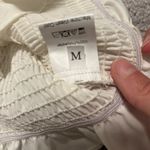 SheIn White Smock Crop Blouse Photo 3