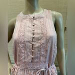 Showpo Pink Lace Ruffled Smocked Sundress Size 2 Photo 1