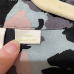 Anthropologie Maeve Green Black Pink Floral Button Down Shirt Dress Top Womens S Photo 5