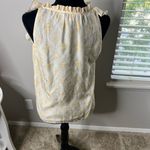 Intermix ‎ MARIBELLE Paisley silk tank yellow floral small Photo 7