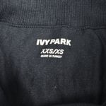 Ivy Park  Black Compression‎ Seamless Cropped Leggings Cutout Design XXS Photo 2