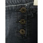 Ralph Lauren LRL Petite Dark Rinse Sailor Flap Front Cropped Denim Jeans 6P Photo 4