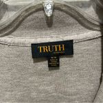 Truth by Republic Viscose Blend Sweater Jacket Blazer Cream Size Medium Photo 6