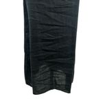 James Perse  Dress Short Sleeve Shift T-Shirt Linen Black Size 2 Medium Photo 8