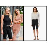 💕FAVORITE DAUGHTER💕 The Eva Long Slim Short ~ Portland Black 27 NWT Photo 1