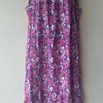 Vintage Anthony Richards Nightgown Women's Size 0LG Pink Floral Print Sleeveless Photo 0