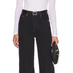 Levi's NWT  Ribcage Wide Leg Jeans Black 31X30 Photo 0