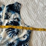 Kyodan  Blue and White Patterned Mini Dress Photo 7