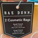 Rae Dunn Pastel Ombr Zipper Cosmetic Makeup Bags 2 Pack Photo 1