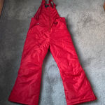 AQ Red Snow Bib Overalls SIZE M Size M Photo 0