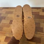 Beek Womens Calf Hair Cheetah Flats 11 Brown Leather Slip On Designer Photo 4