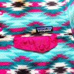 Patagonia Wild Desert Synchilla Snap Aztec Teal Green size M Photo 3