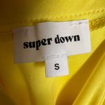 superdown  Donnie Frill Mini Skirt in Yellow Size Small Photo 7