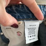 GRLFRND  Eliana High Rise Cut Off shorts denim light wash jeans newport distress Photo 3