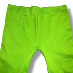 No Boundaries  Womens Footless Tights Neon Green Ankle Length Large 11 13 Photo 1