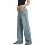 PacSun Casey Low Rise Baggy Jeans Patch Pocket Medium Indigo NWT Size 26 Photo 4