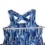 Aventura Clothing Langley Tank Dress Geometric Striped Size Medium Blue Photo 2
