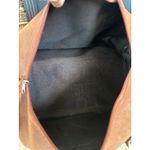 Karl Lagerfeld Vintage Brown Pebbled Vegan Leather Duffle Bag Weekend Carry On Photo 11