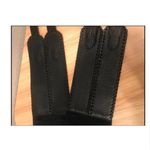 Bebe Vintage Black Leather Belt (Measurements Included) Photo 2