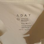 ADAY  Something Borrowed White Button Up Shirt Photo 5