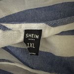 SheIn Dress Blue & White Striped size 1XL Photo 4