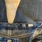 Miss Me Blue Boot Cut Jeans with Ornate Embroidery Photo 2