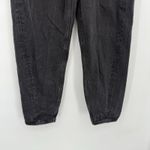 Old Navy  Extra High Rise Black Balloon Jeans Size 4 Tall Distress Photo 2