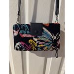 Vera Bradley RFID all in one Crossbody butterfly flutter Zip Snap Adjustable Photo 3