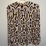 Ba&sh Button Up Long Sleeve Oversized Licoli Blouse SZ 2 70s Loose Fit Oversized Photo 0