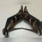Coach  Black and Tan Leather Heels Photo 3