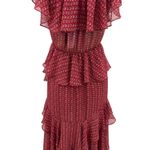 MISA Los Angeles Misa Los‎ Angeles Lina Dress Midi Maxi Off the Shoulder Pink Orange Size XS Photo 10