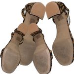 Rouge Helium Cheetah Wedged Heels w/ Gold Hardware - Size 9 Photo 10