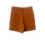 Aritzia Wilfred Pleated Shorts Rust Sz 6 Photo 1