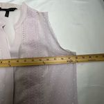 White House | Black Market  WHBM Lilac Sheer Dress Tank Top‎ Photo 5