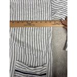 Anthropologie Lilka  striped tunic shirt dress Medium Pockets Oversized Photo 6