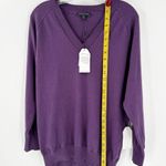 Universal Standard NWT  Purple V-Neck Raglan Pullover Sweater Size 4XS US 0 Photo 2