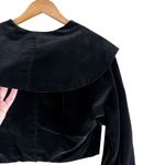 Vintage 60s Black Velvet Crop Jacket and Pencil Skirt Set by Ronbary Classic, XS Photo 6