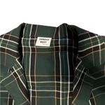 Aritzia, Sunday Best Women’s Crop Plaid Green Blazer Size Large Photo 4