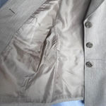 Le Suit Beige 3 Button Single Breasted Classic Blazer Jacket Size 6 Photo 4