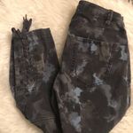 H&M  Splatter gray black side lace up‎ crop jeans size 6 Photo 0