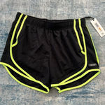 Calvin Klein NWT! Performance Black Lime Volt Perforated Shorts w Pockets Small Photo 0