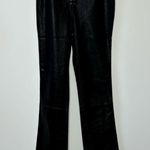 We Wore What Womens Lace Front Vegan Leather Black Pant Size 24 NWT Photo 2