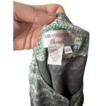 Adrianna Papell Adrianna Papell Evening Silk Turquoise Green Beaded Formal Jacket Lined 18W Photo 3