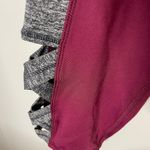 Charmed Hearts Crop Leggings Burgundy Heather Grey Large New with Tags Photo 1