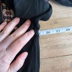 Romwe NWT Black SS Creepy Girl Dolls Halloween Shirt Top Doppelganger Medium Photo 6