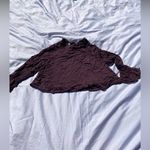 Don't Ask Why  maroon flowy sleeve long sleeve shirt Photo 2